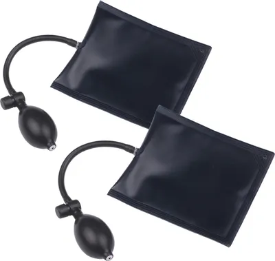 Produktbild von 2 Pack Luftkeil Tasche Alignment Tool Air Shim aufblasbare Pry Bar Nivellierung Tool Max Load 353 Pfund Shim Tasche für Elevating Türen Fenster Metall Air Inlet Ventil