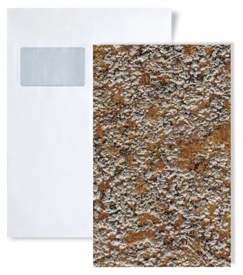 Productafbeelding van 1 PROEFMONSTER WallFace S-28894 DIN A5 | Wandpaneel Staal LAVA COPPER
