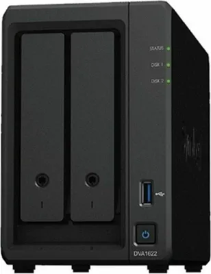 Obrázek produktu pro Synology DVA1622 NVR 16 kanálů s hlubokým učením Gigabit Ethernet monitorovací server