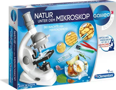 Produktbild von Clementoni 69804 Galileo - Natur unter dem Mikroskop