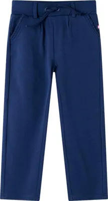 Image de vidaXL Pantalon enfant avec cordon de serrage bleu marine 104