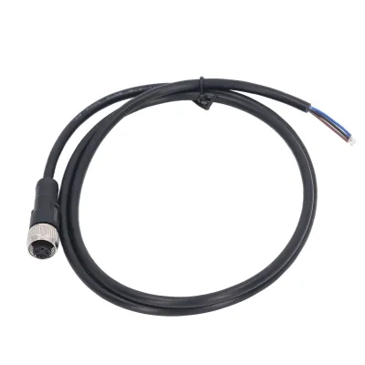 Image de M12 Cable,Aviation Sensor Cable,M12 Electrical Cable,M12 4 Pin Cable,M12 Female Connector Cable,Aviation Cable