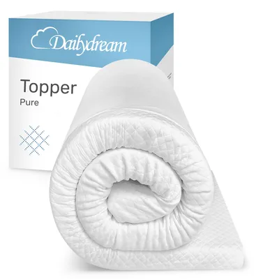 Produktbild von Pure Topper - Model M - 50 bis 90kg Körpergewicht / 140x200x5cm  -  ["CertiPUR™"," 100","Climate Pledge Friendly"]