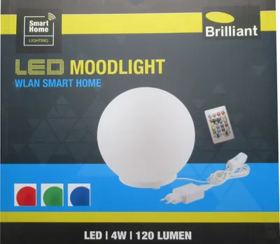 Produktbild von Tischleuchte Tischlampe LED Dimmbar Brilliant WLan Smart Home 4W Moodlight TUJA