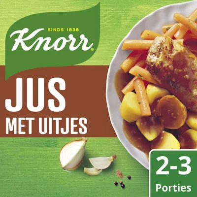 Obrázek produktu pro Knorr Mix Jus s cibulí 24 g - kořenící směs na vydatné omáčky a omáčky