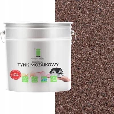 Obrázek produktu pro Hnědá mozaiková omítka z umělé pryskyřice, třída 1, mrazuvzdorná, 7 kg, výrobce