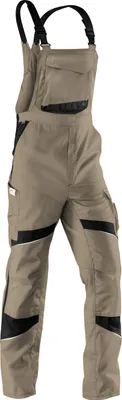 Produktbild von Kübler Activiq Latzhose sandbraun/schwarz Gr. 48