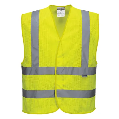Obrázok produktu pre Portwest C370 Vesta s vysokou viditeľnosťou, ramenným popruhom a dvojitým brušným pásom Žltá Veľkosť L/XL