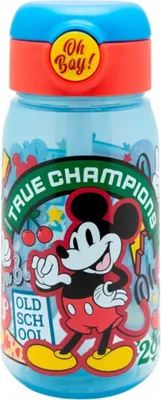 Immagine prodotto di Biberon di Topolino 510ml per bambini con cannuccia e coperchio
