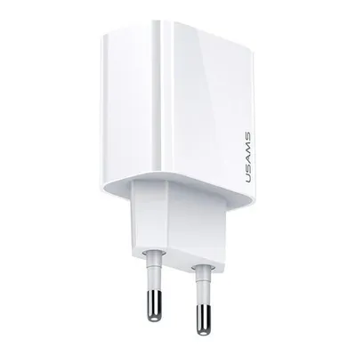 Image de Usams Ład. Siec. 1Xusb-C T34 20W 5V-3A(Only Head) Pd3.0 Fast Charging Biały/White Cc118Tc01 (Us-Cc118)