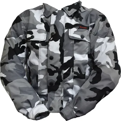 Produktbild von Modeka Detroit Jacke schwarz / camouflage L