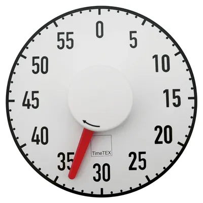 Produktbild von Tafel-Zeitdauer-Uhr TimeTEX Automatik 19 cm Ø magnetisch batteriefrei Timer
