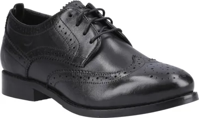 Produktbild von Hush Puppies - "Natalia" Halbschuhe für Damen, Leder FS11882 (37 EU) (Schwarz/Schwarz)
