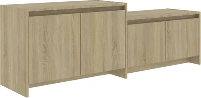 Obrázok produktu pre vidaXL TV skrinka Sonoma dub 146,5x35x50 cm odvodený výrobok z dreva