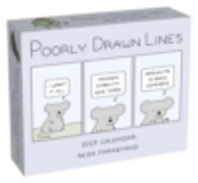 Obrázek produktu pro Kalendář Poorly Drawn Lines pro rok 2027 – denní plánovač