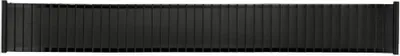 Produktbild von Eulit | Zugband Edelstahl schwarz Teleskopanstoß 20-22mm