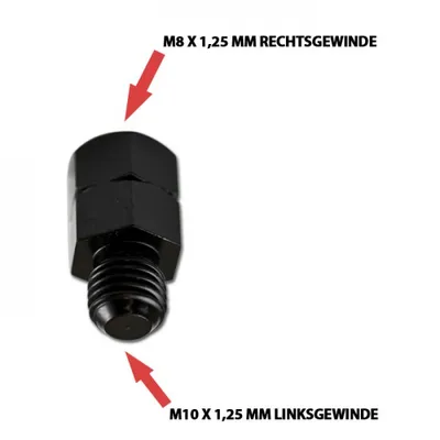 Produktbild von Spiegeladapter M8-R IN / M10-L OUT