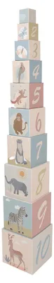 Produktbild von Atan Stapelwürfel buntes Spielzeug für Kinder