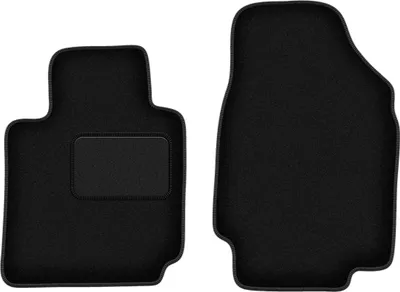 Immagine prodotto di Wielganizator tappetini auto velours anteriori adatto per Nissan Micra K12 CC (2003-2010, cabriolet) neri, set 2 pz, con fissaggi