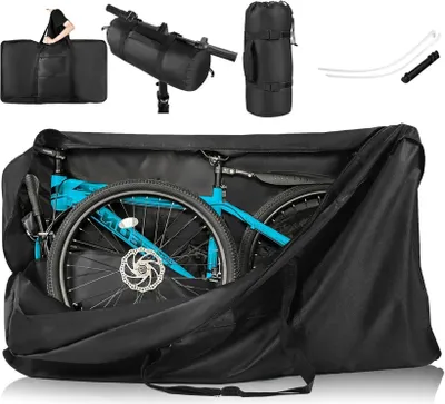 Produktbild von Fahrrad Transporttasche 900D Oxford, Wasserdicht für 24-29 Zoll, MTB Rennrad, Klapprad