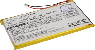Image de TECHTEK Batterie compatible avec [Rollei] ES1020G MP3 Player remplace