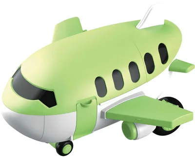 Produktbild von Luna Flugzeug Supermarkt Kinder Spielset 32-tlg. Discounter mit Lebensmitteln