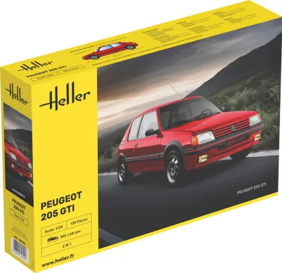 Obrázek produktu pro Heller 82705 – Peugeot 205 GTI v měřítku 1:24 –
