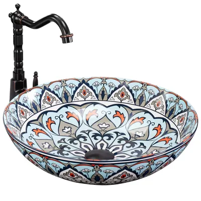 Zdjęcie produktu dla Umywalka Nablatowa Mexico - Wysokogatunkowa Ceramika, Wyjątkowy Design, Kod REA-U6030