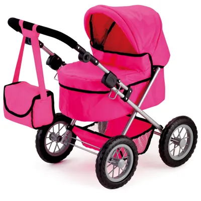 Image de Poussette de poupée Trendy rose