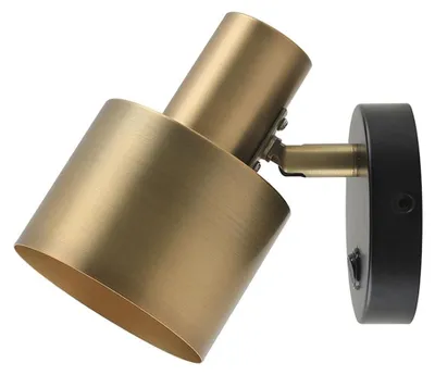 Zdjęcie produktu dla WatioWave, lampa ścienna, 1 x E27, złota, Serantes EB