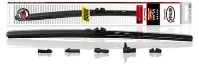 Image de HEYNER® Balai d'essuie-glace arrière 14"/350 mm Balai d'essuie-glace arrière, plat REAR FLAT avec adaptateur