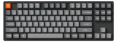 Zdjęcie produktu dla Keychron K8 Max, 80%, Przewodowy i Bezprzewodowy, USB + RF Wireless + Bluetooth, Mechaniczna, RGB LED, Czarny