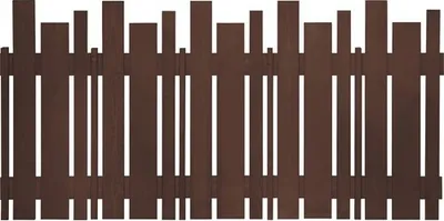 Produktbild von Vorgartenzaun Konsta Various 180 x 90 cm braun