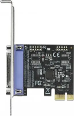 Produktbild von DeLOCK PCI Express Karte zu 1 x Parallel IEEE1284, PCIe, Parallel, China, Windows 10, Windows 8.1, 54 mm, 65,5 mm