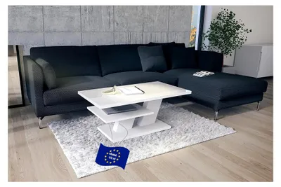 Produktbild von Cliff Couchtisch 110x60cm mit praktischer Ablage, modern und stabil, vielseitig einsetzbar