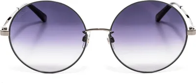 Produktbild von Swarovski SK0301-K Runde Metall-Sonnenbrille für Damen