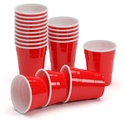 Image de Gobelet rouge Nadal 2 oz 50 ml Tasse à liqueur réutilisable et robuste