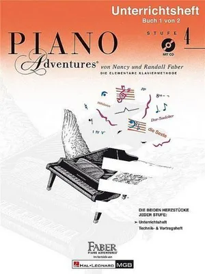 Produktbild von Piano Adventures Unterrichtsheft 4 Mit C