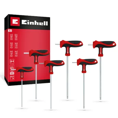 Image de Jeu de tournevis à poignée en T EINHELL, 370539, 6 pièces