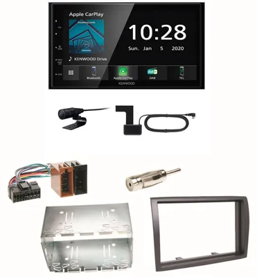Produktbild von Kenwood DMX5020DABS Android Auto CarPlay Einbauset für Fiat Ducato Boxer Jumper