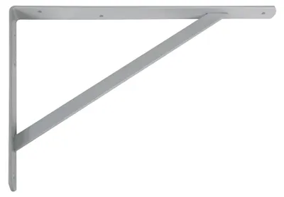 Imagen del producto de Soporte para estante de acero, 600x375 mm, capacidad de carga de 150 kg, para montaje en pared