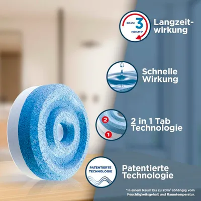 Produktbild von Pattex 9H PLAN2 - Dehumidifier refill - Mehrfarben - 450 g - Box - 2 Stück(e)