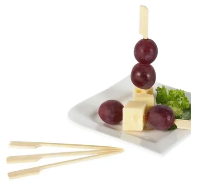 Produktbild von Bambusspieße Fingerfood-Spieße Flaggenspieße Holzspieße 250 Stück a 15cm