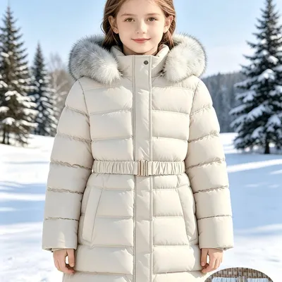 Productafbeelding van Currero Winterjas Meisjes Wit 13-14Y