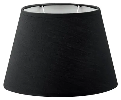 Produktbild von Home Sweet Home – Ovale Lampenschirm aus Stoff – Schwarz