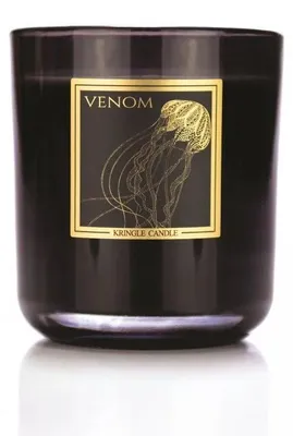 Produktbild von Kringle Candle BLACK LINE Venom, Duftkerze, groß, mit 2 Dochten (340 g)