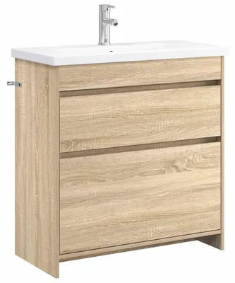 Obrázek produktu pro Sada koupelnového nábytku Dub sonoma 81 x 40 x 84,5 cm