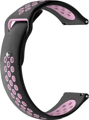Immagine prodotto di Per Amazfit GTR 3 / GTR 3 Pro Cinturino in plastica/silicone Smart Sport Nero / Rosa