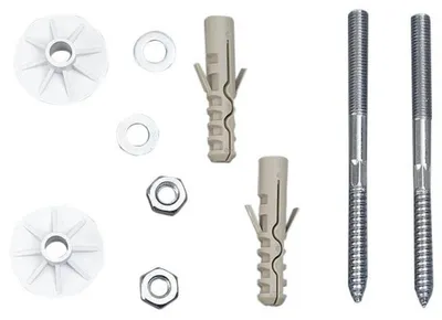 Produktbild von Aqualine UAK14 Set für Waschtischverankerung, Schraube 10x140