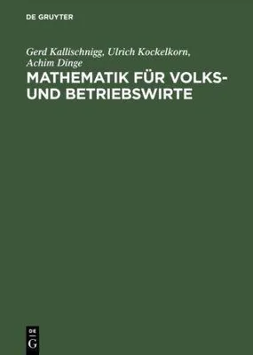 Produktbild von Mathematik für Volks- und Betriebswirte